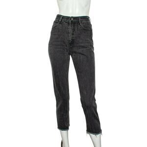 RACHEL COMEY High-Rise Denim Jeans Cut off Ankle Crop Size 0 24w